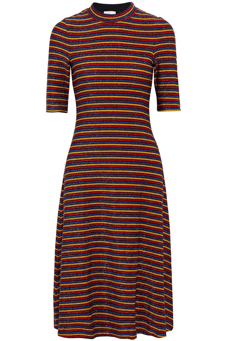 striped knitted dress