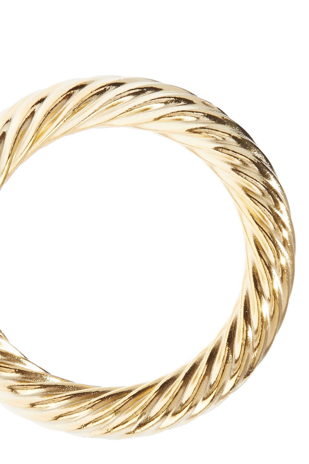 BEN-AMUN 24-karat gold-plated hoop earrings