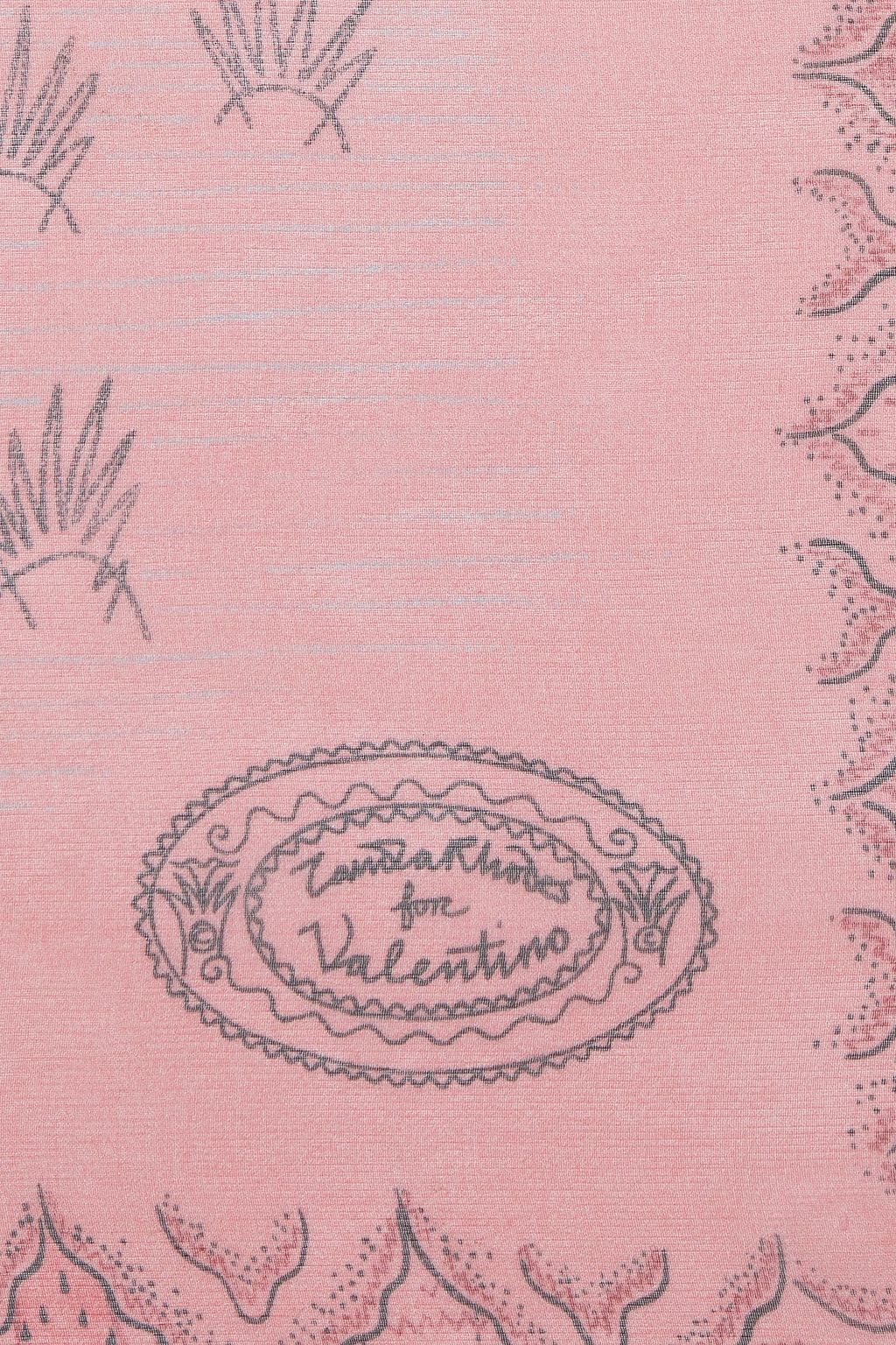 VALENTINO GARAVANI Printed silk-chiffon scarf