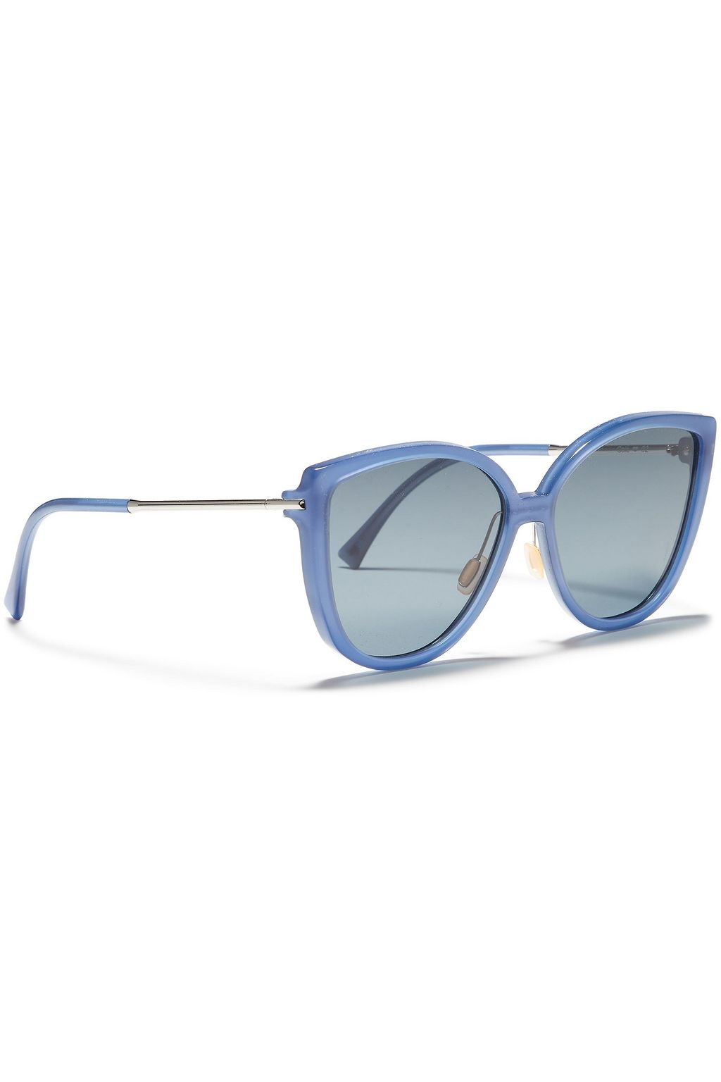 GANNI D-frame marbled acetate sunglasses