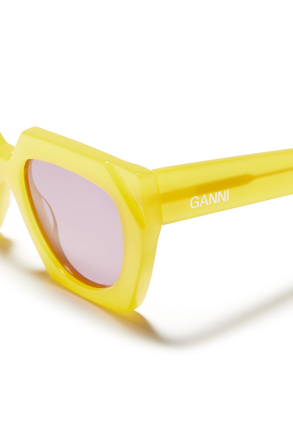 GANNI Dahlia square-frame acetate sunglasses