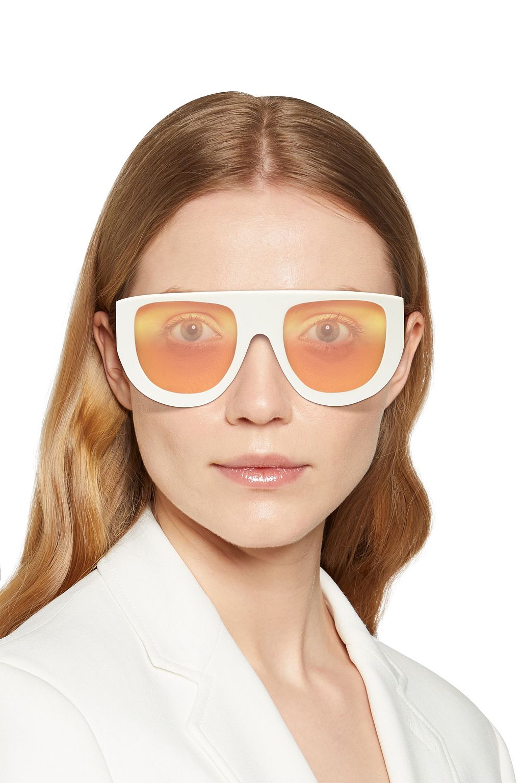 GANNI D-frame acetate sunglasses