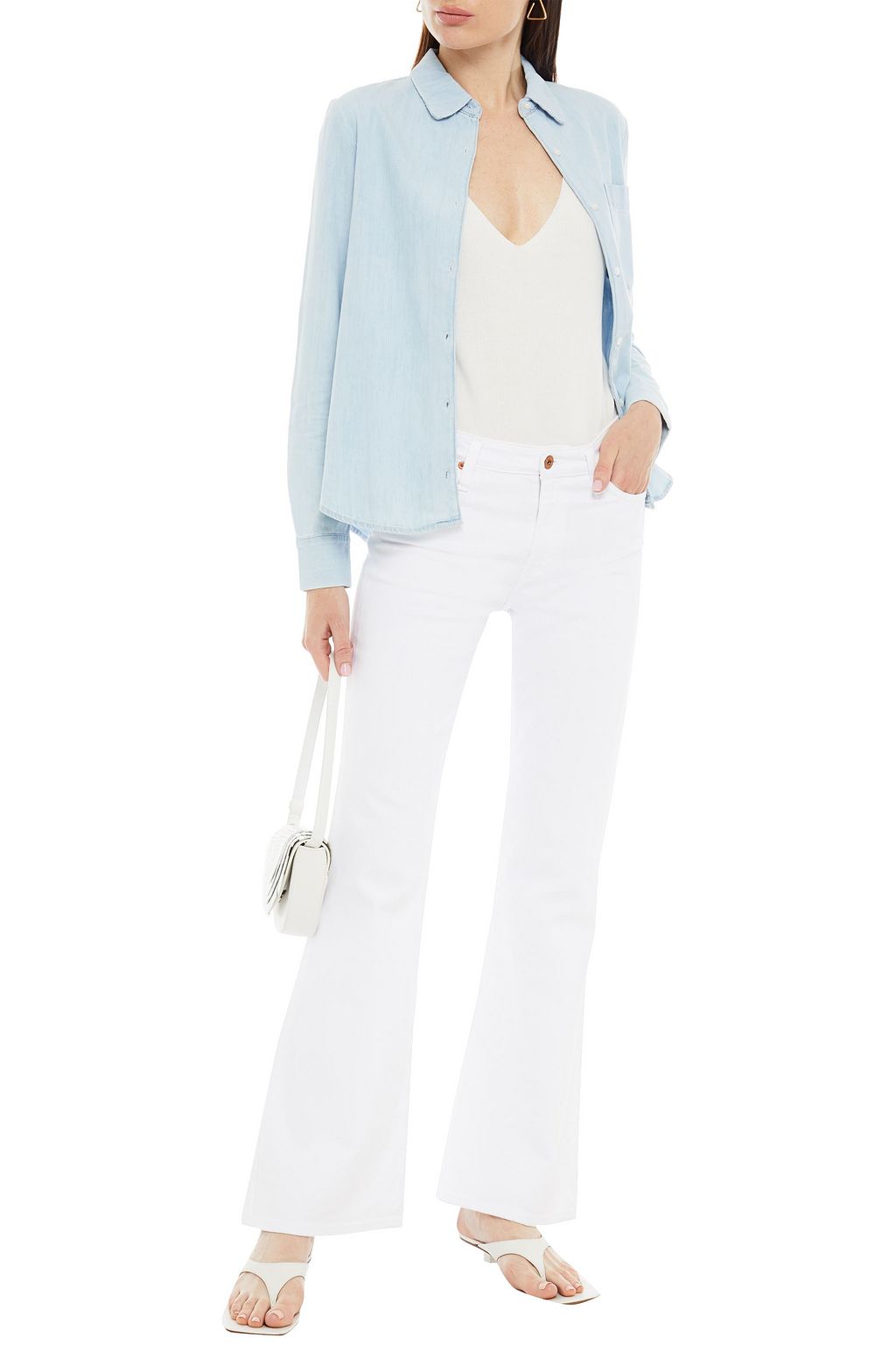 AG JEANS High-rise flared jeans