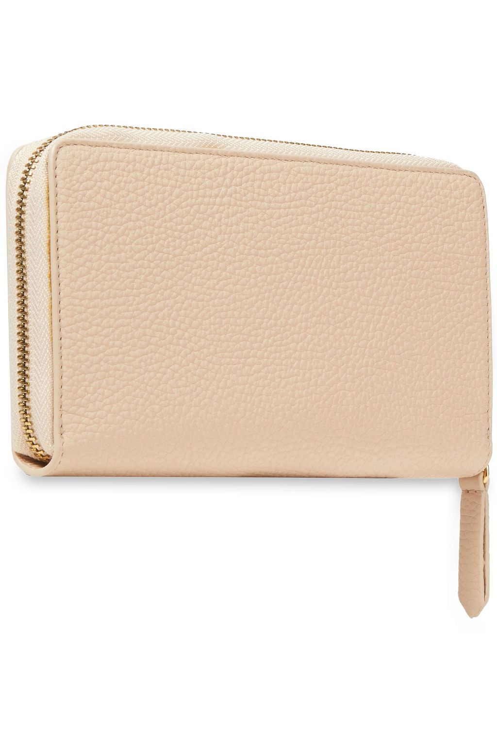 SERGIO ROSSI Pebbled-leather wallet