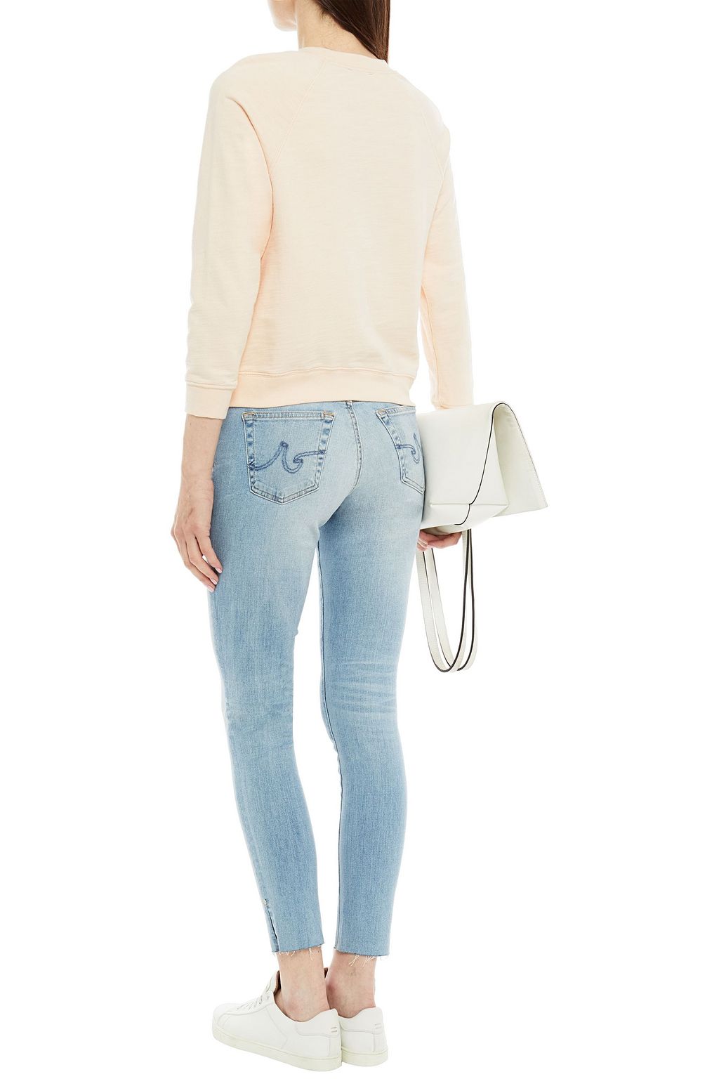 AG JEANS Mid-rise skinny jeans