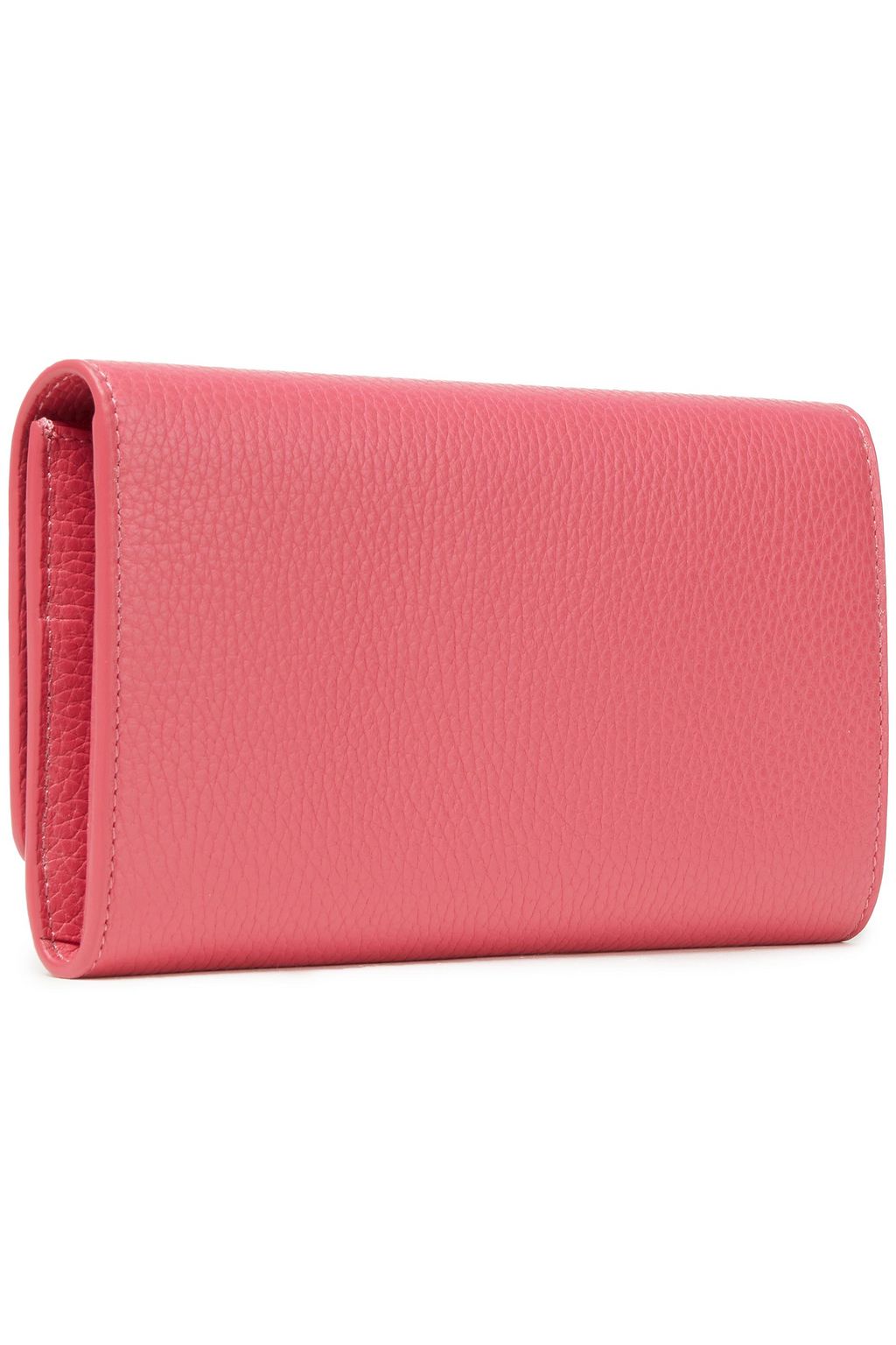 SERGIO ROSSI Pebbled-leather continental wallet