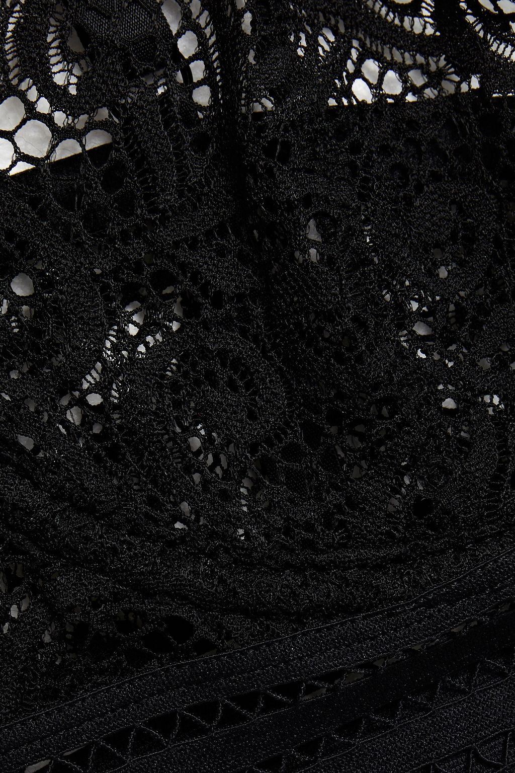 ELSE Stretch-mesh underwired triangle bra