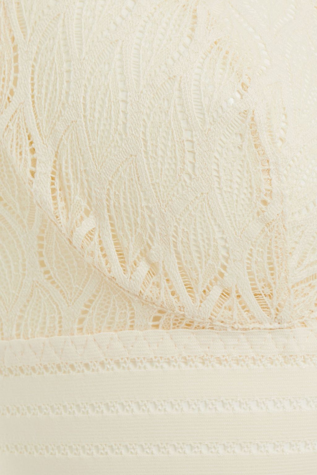 ELSE Stretch-lace balconette bra