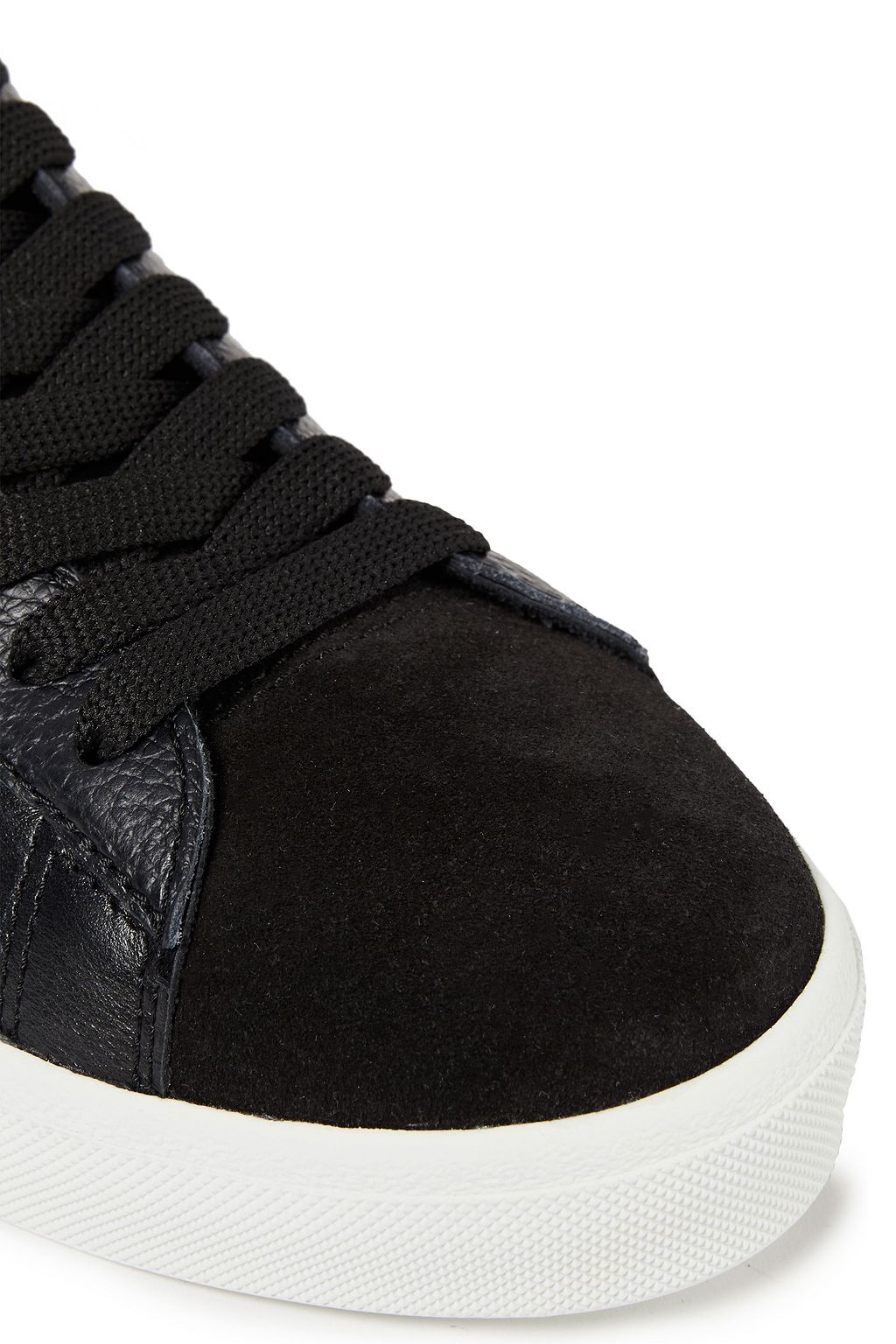 MSGM Leather and suede sneakers