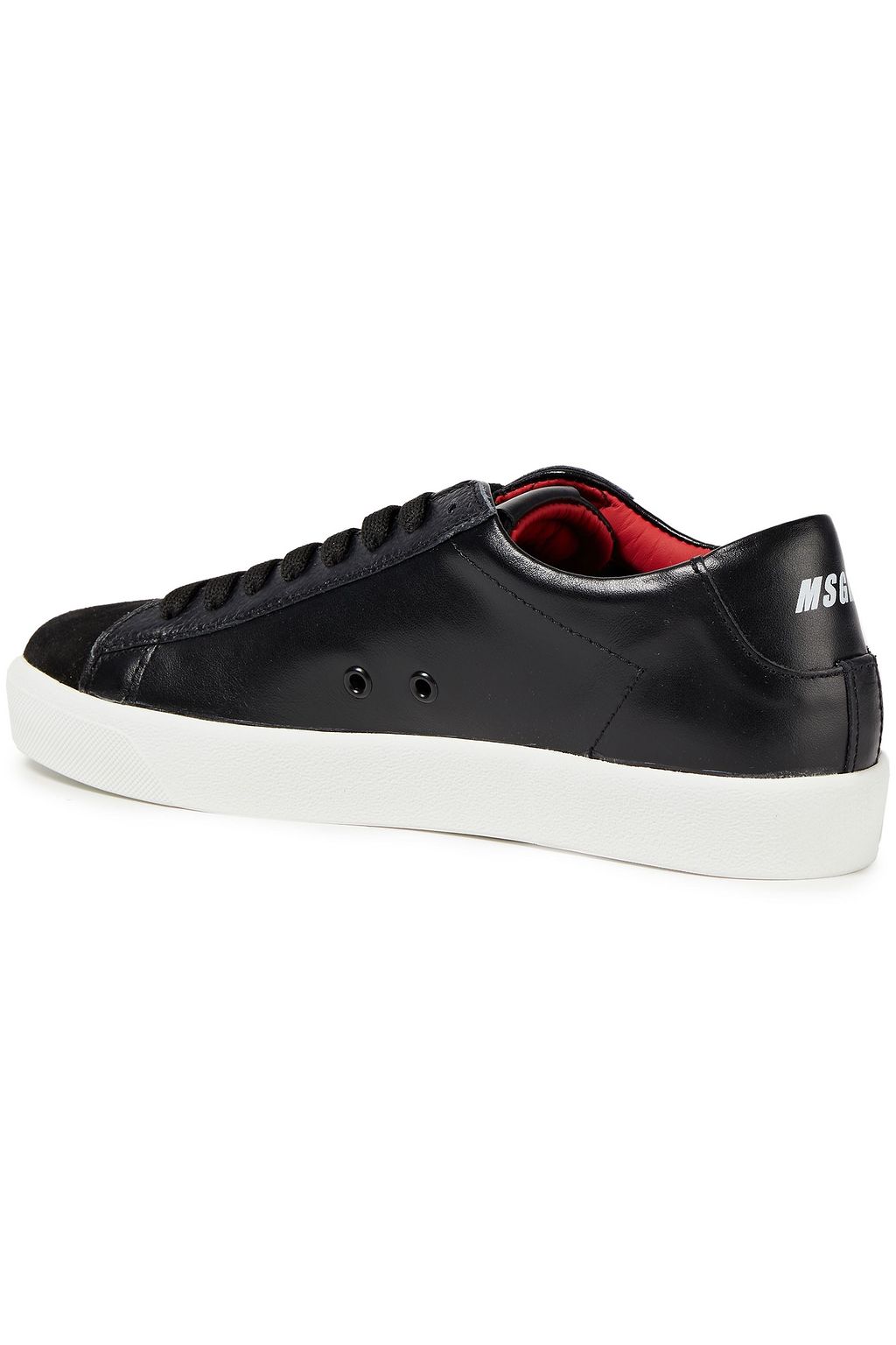 MSGM Leather and suede sneakers