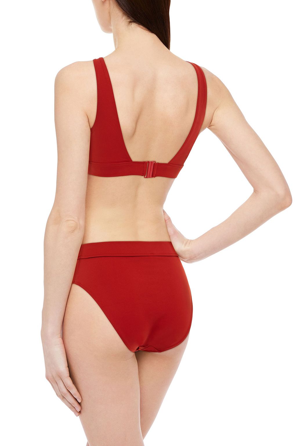 ELSE Embellished triangle bikini top