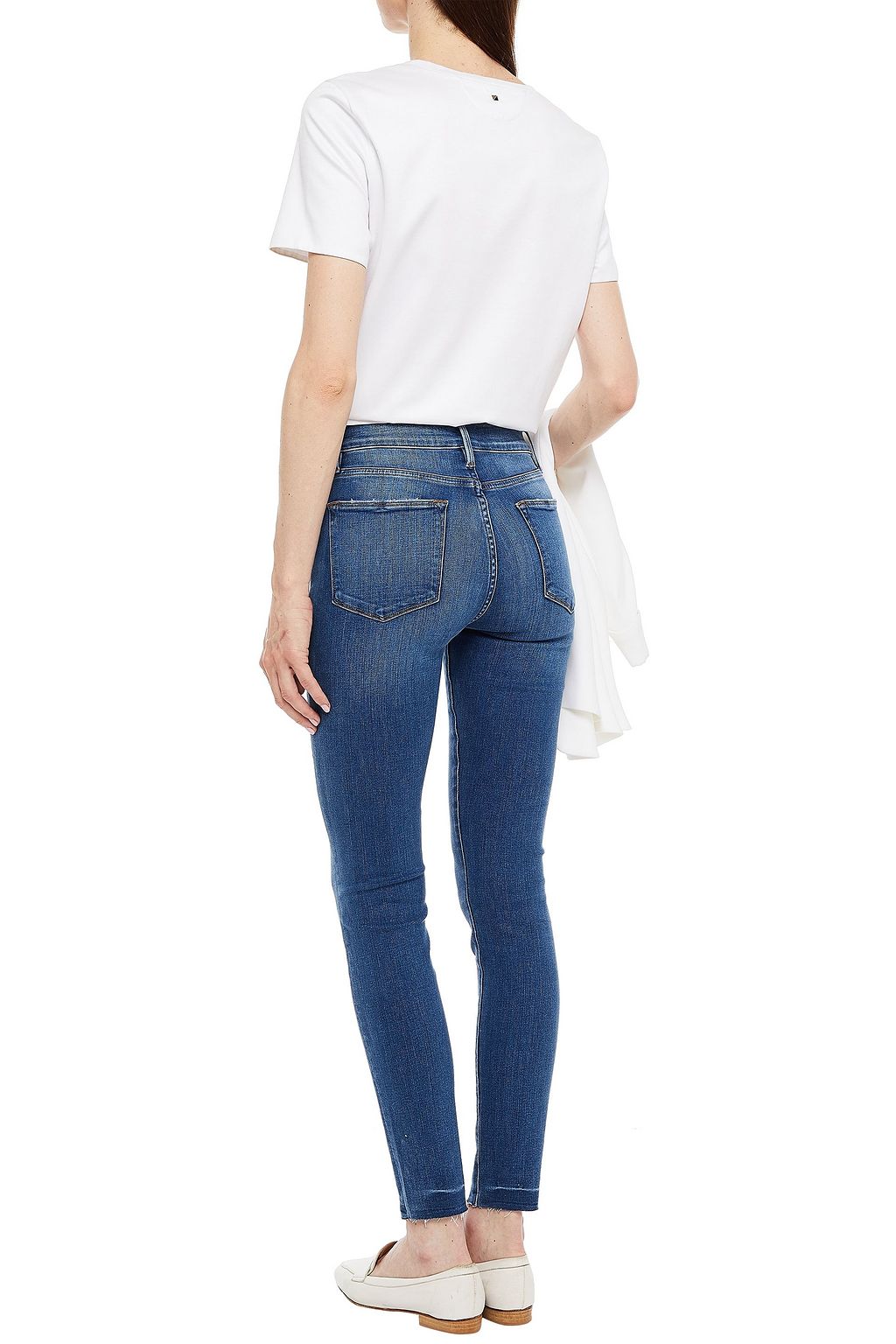FRAME Le High Skinny high-rise skinny jeans
