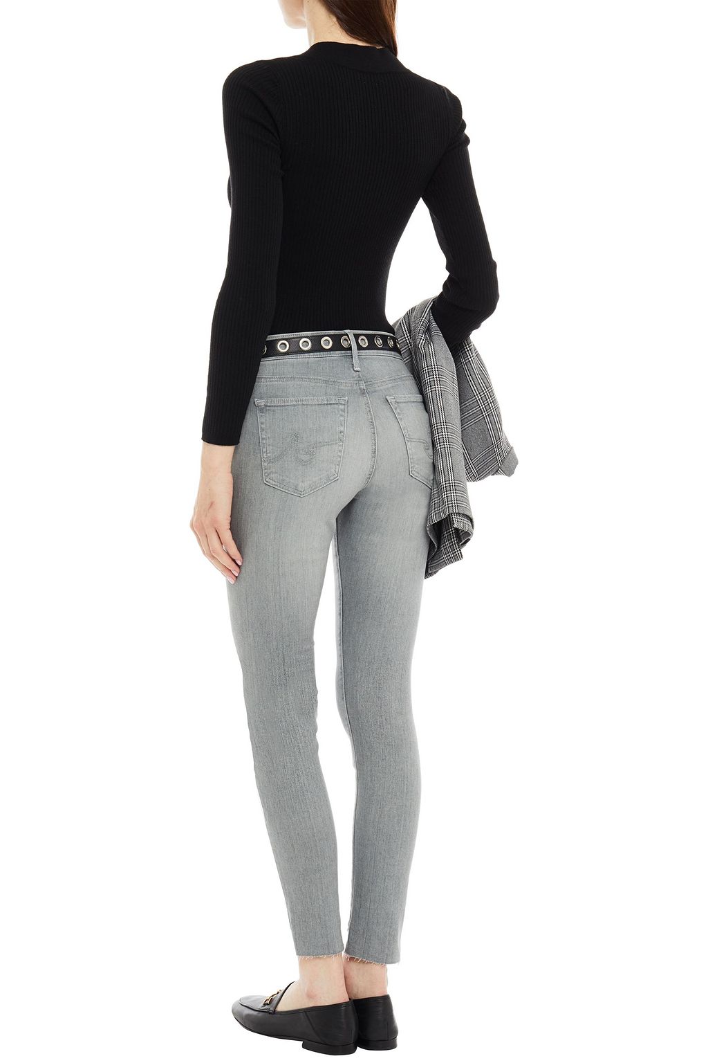 AG JEANS High-rise skinny jeans