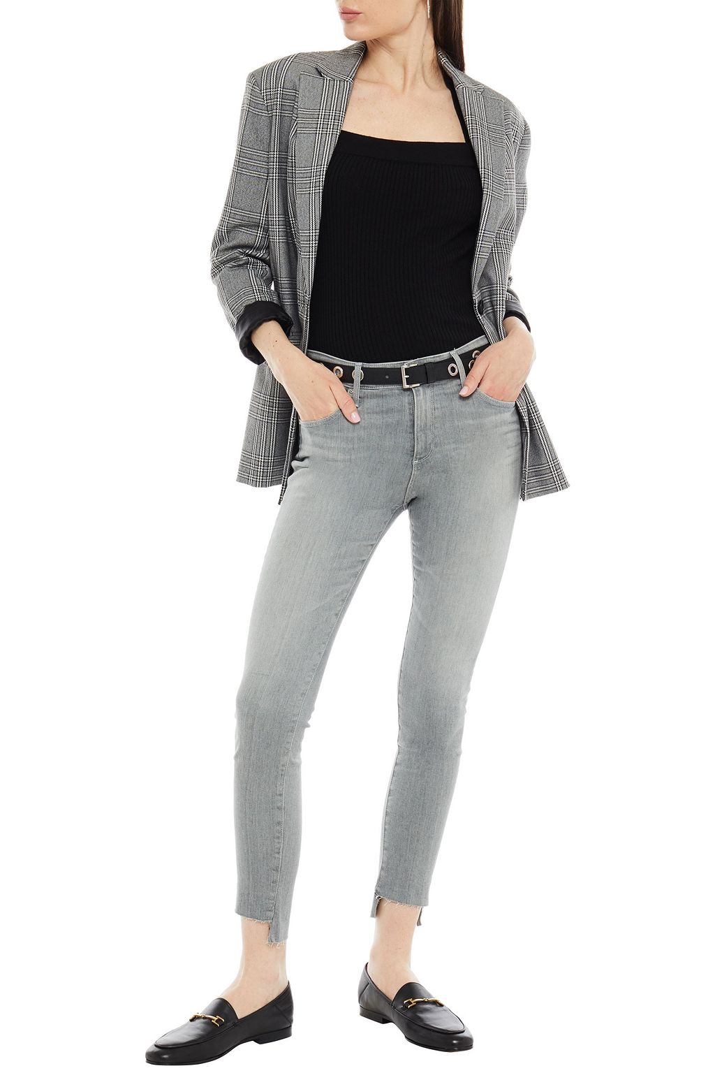 AG JEANS High-rise skinny jeans