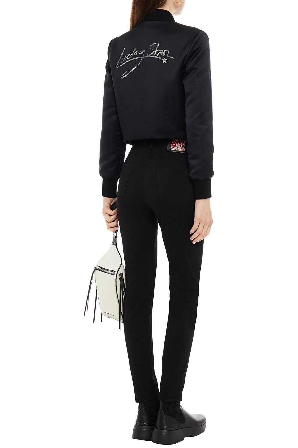 LOVE MOSCHINO High-rise skinny jeans