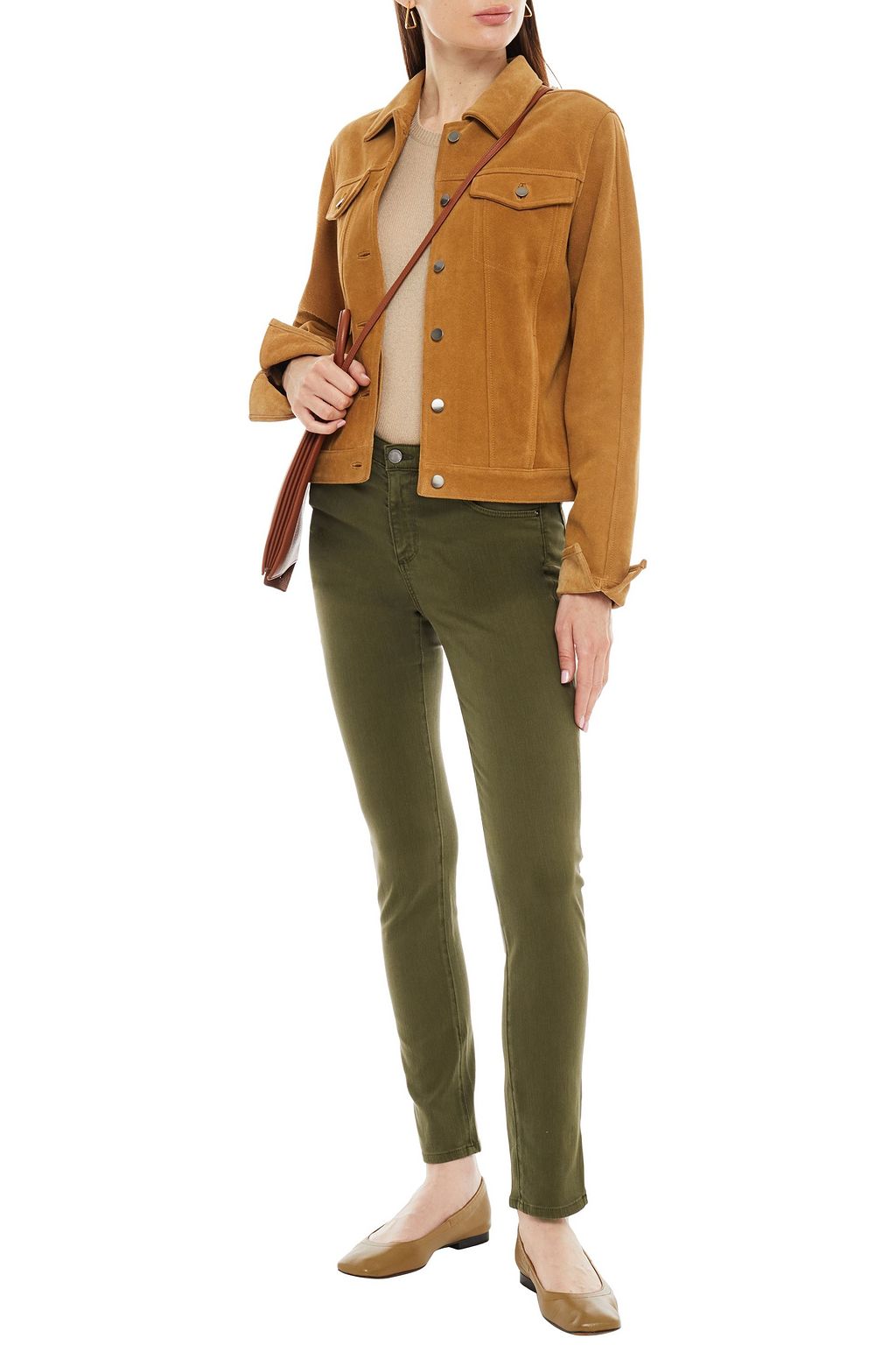 AG JEANS Mid-rise slim-leg jeans