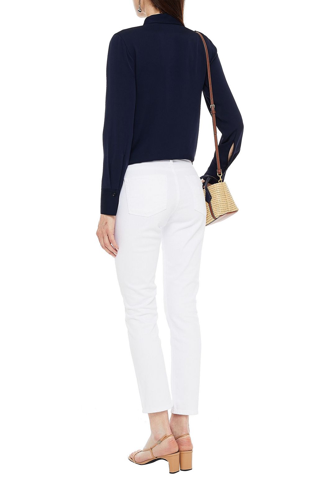 AG JEANS Prima Ankle cropped mid-rise slim-leg jeans