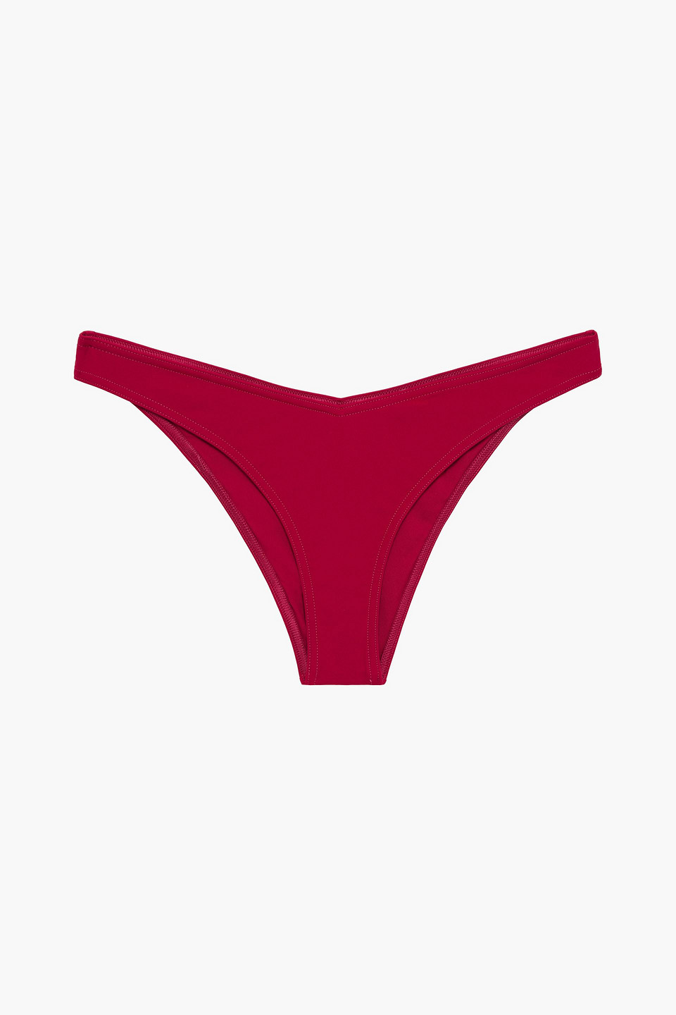 Zimmermann Separates Sculpt Low-rise Bikini Briefs In Crimson