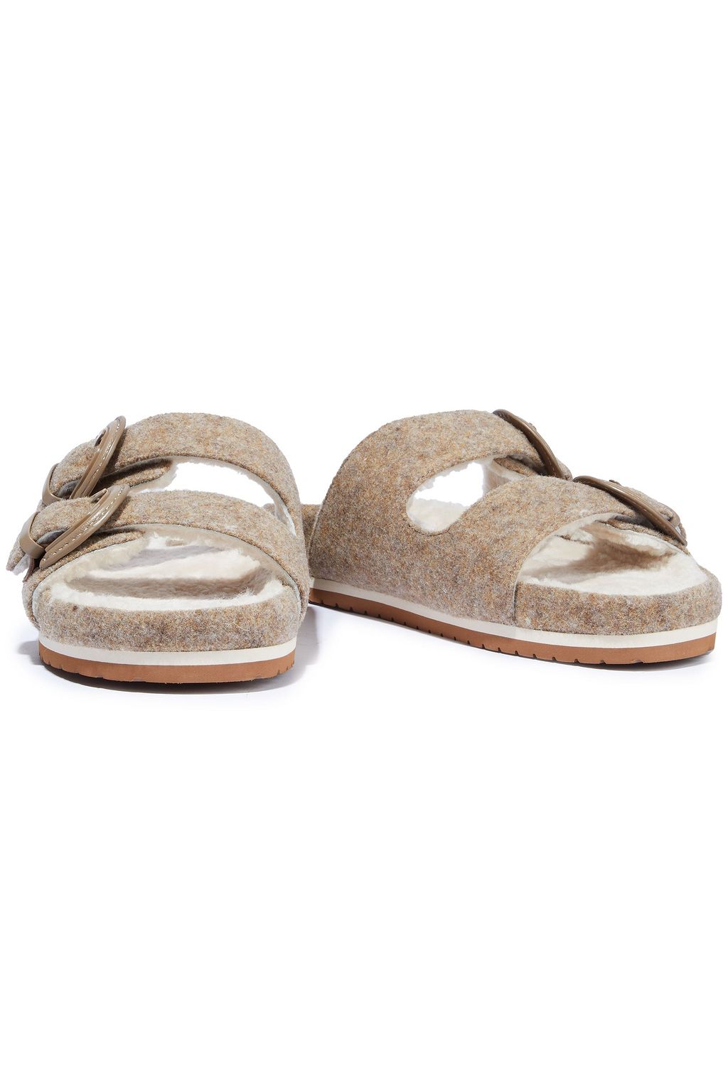 VINCE. Glyn 2 buckled felt sandals