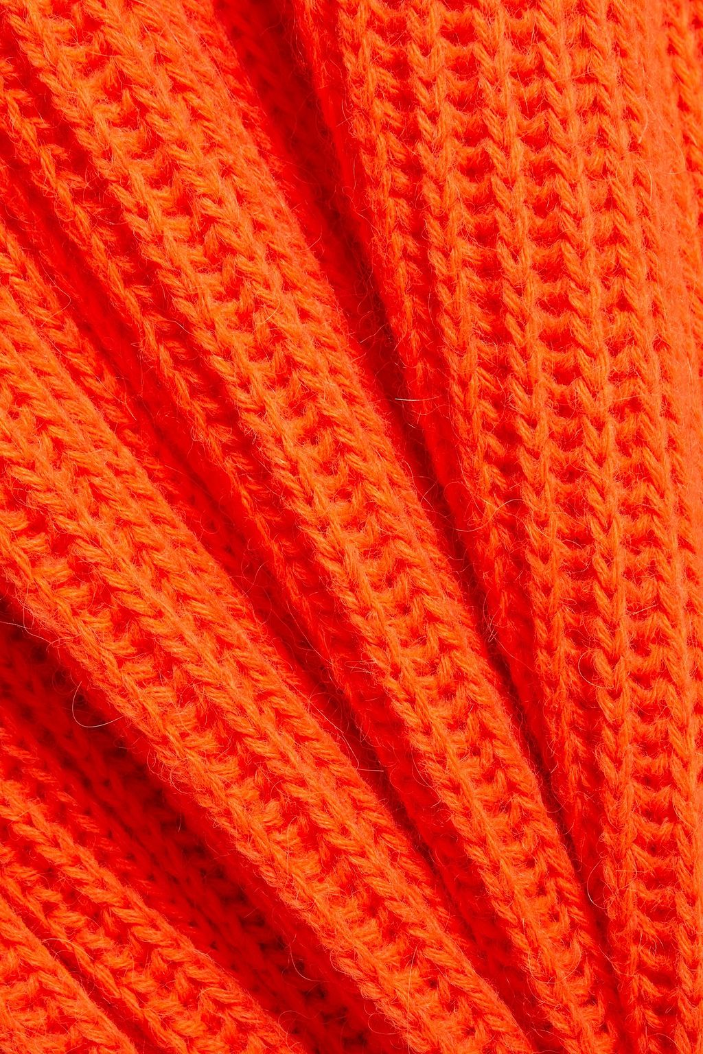 MSGM Oversized ribbed-knit sweater