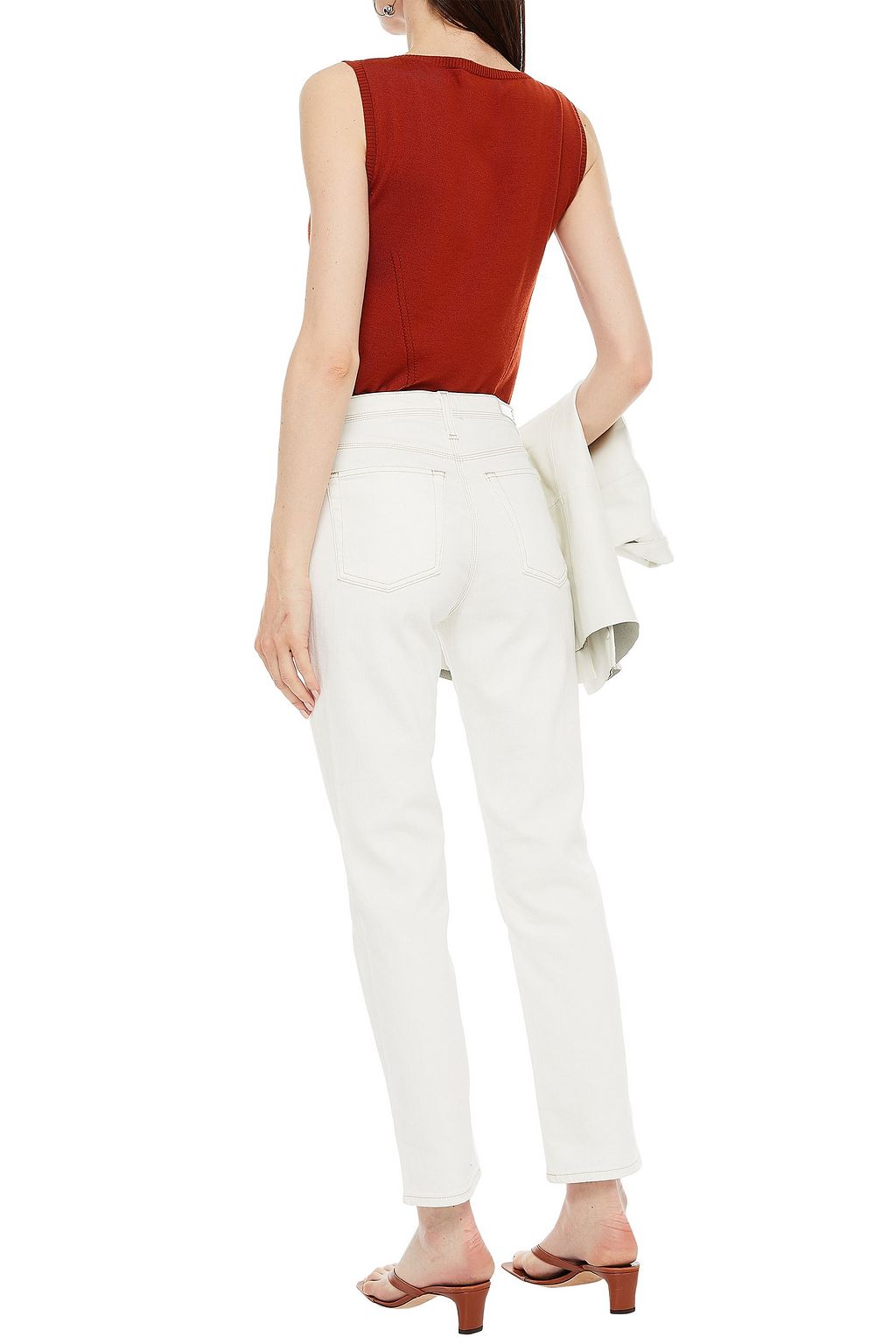 AG JEANS Isabelle high-rise straight-leg jeans