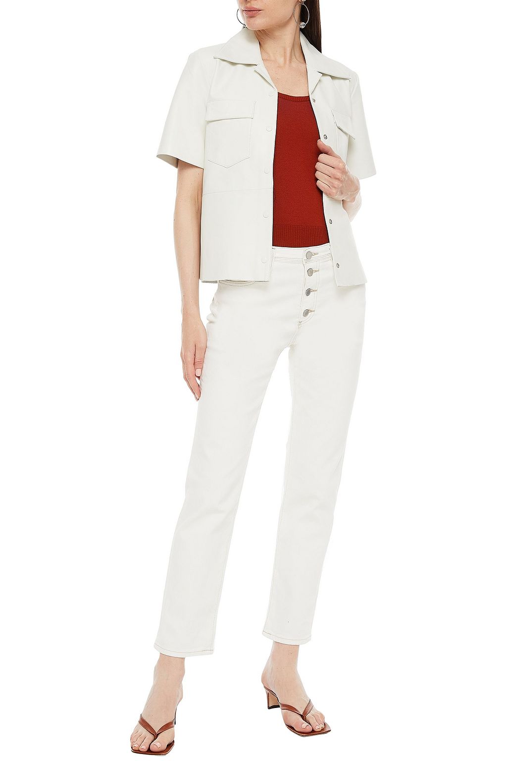 AG JEANS Isabelle high-rise straight-leg jeans