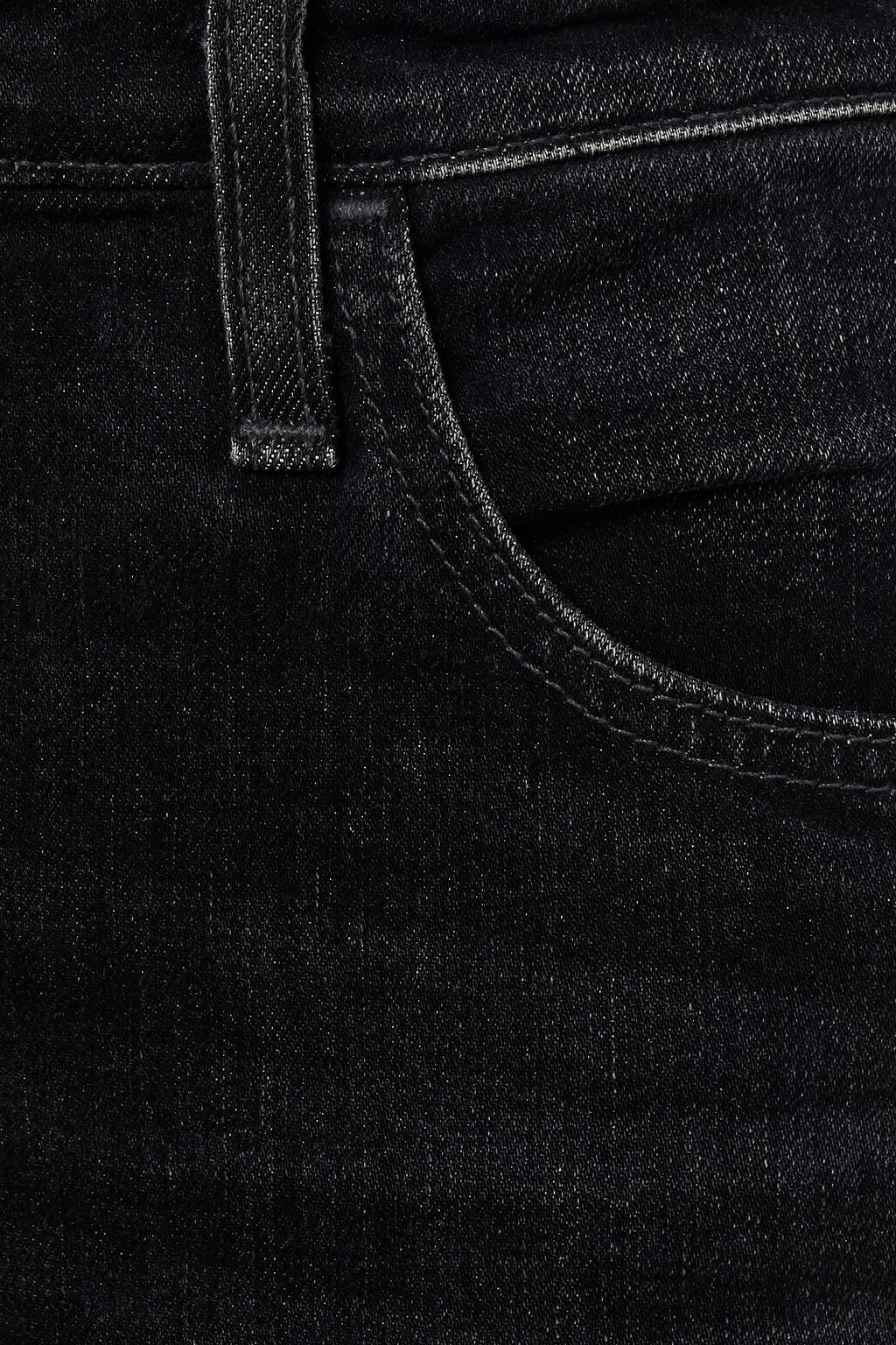 AG JEANS Isabelle cropped high-rise straight-leg jeans