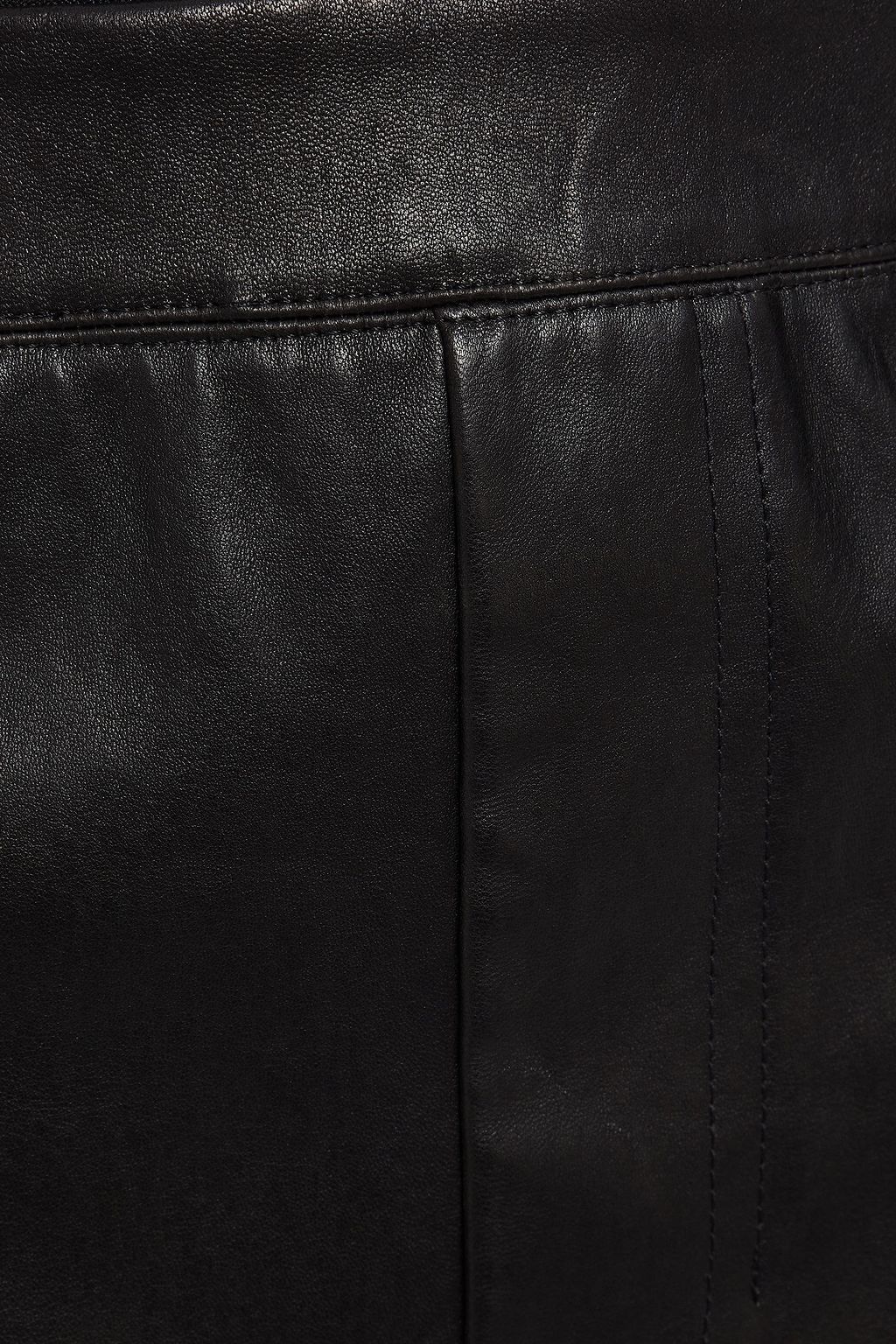 HELMUT LANG Leather mini skirt