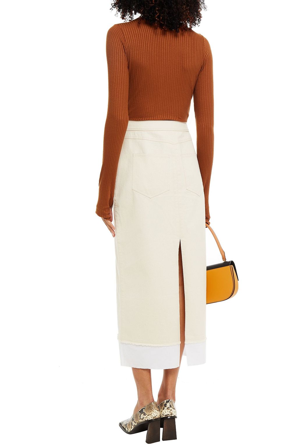 REJINA PYO Ribbed Tencel-blend jersey top