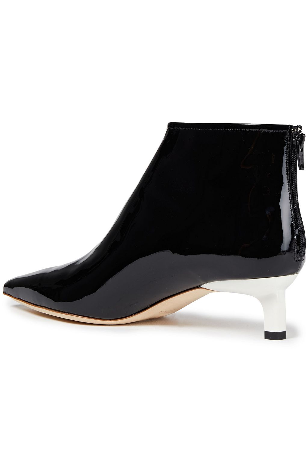 REJINA PYO Patent-leather ankle boots