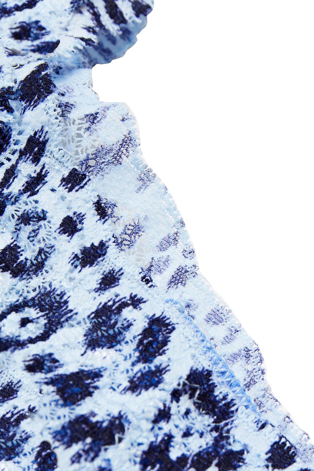 COSABELLA Never Say Never printed stretch-lace mid-rise thong