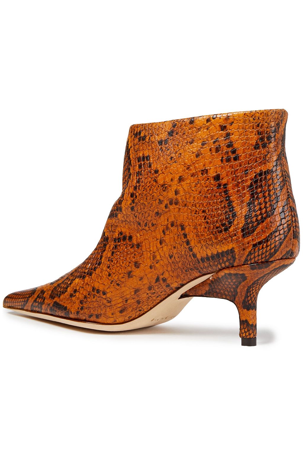 REJINA PYO Snake-effect leather ankle boots