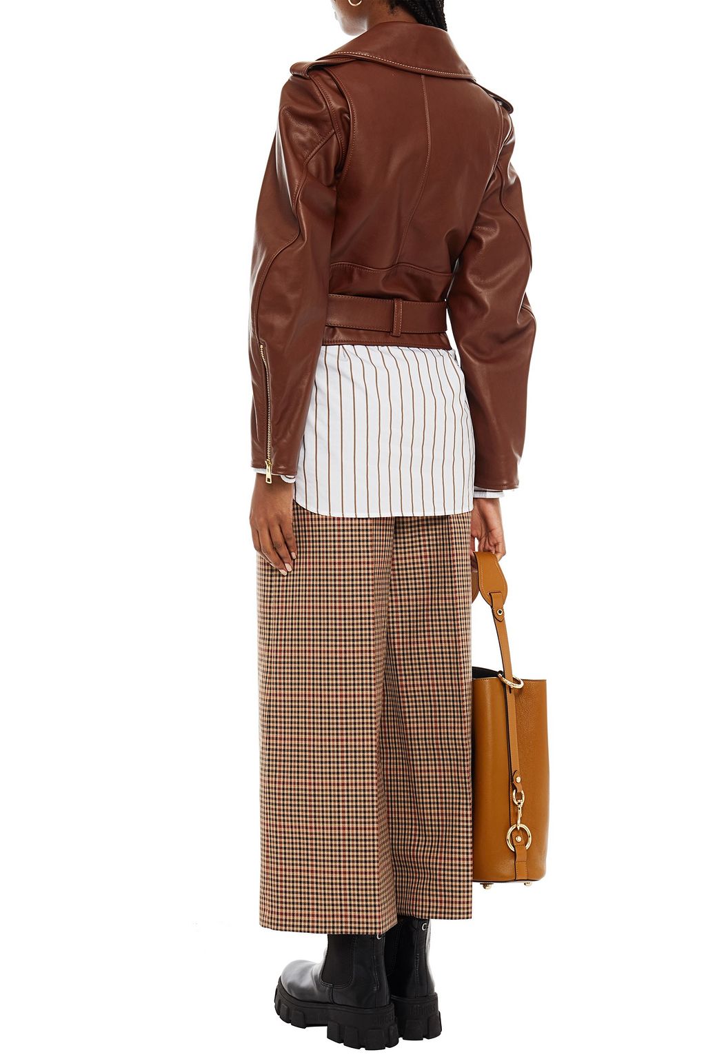 JW ANDERSON Leather biker jacket