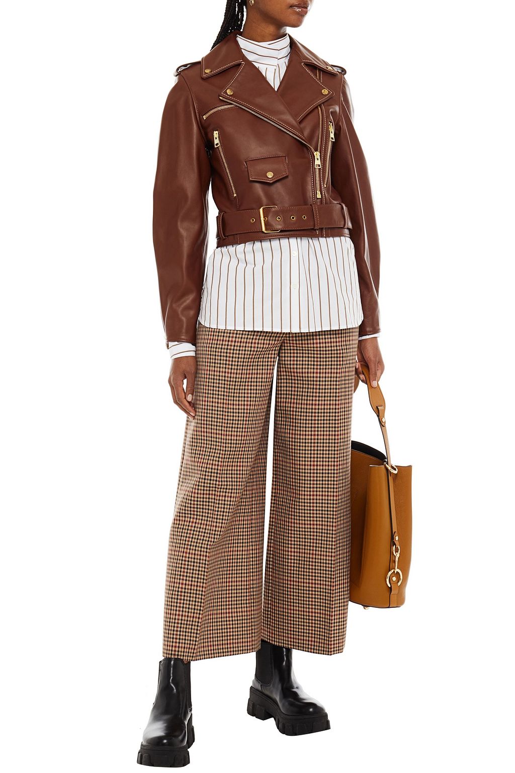 JW ANDERSON Leather biker jacket