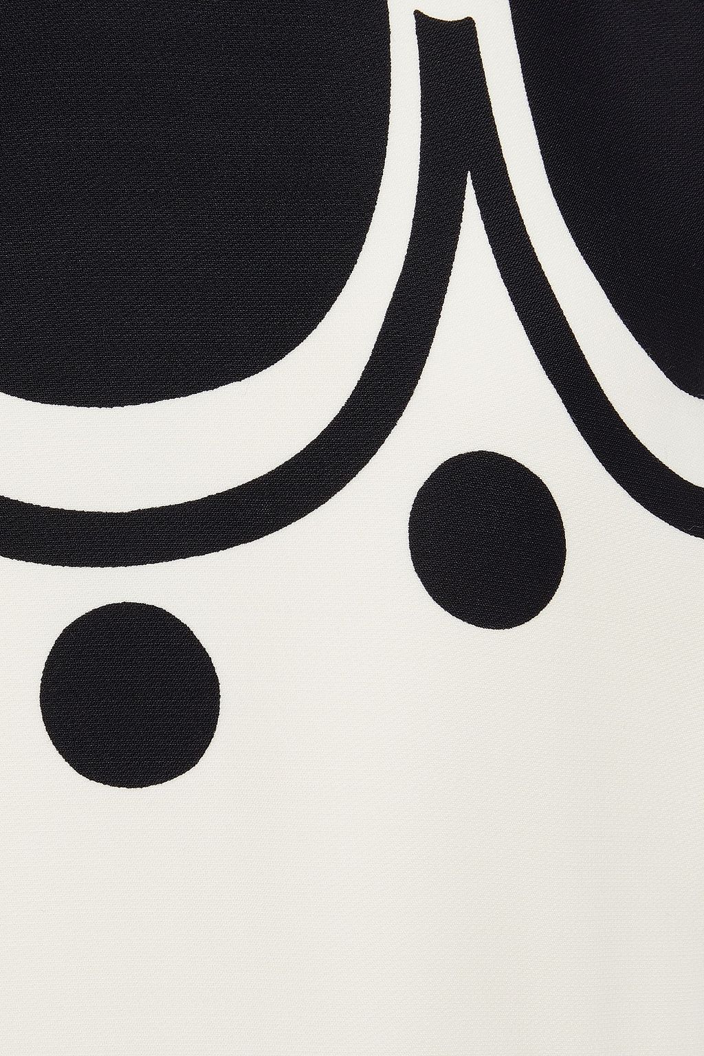 VALENTINO GARAVANI Printed wool and silk-blend crepe maxi dress