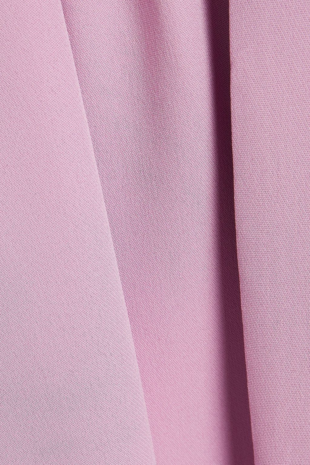 VALENTINO GARAVANI Asymmetric belted silk-crepe gown