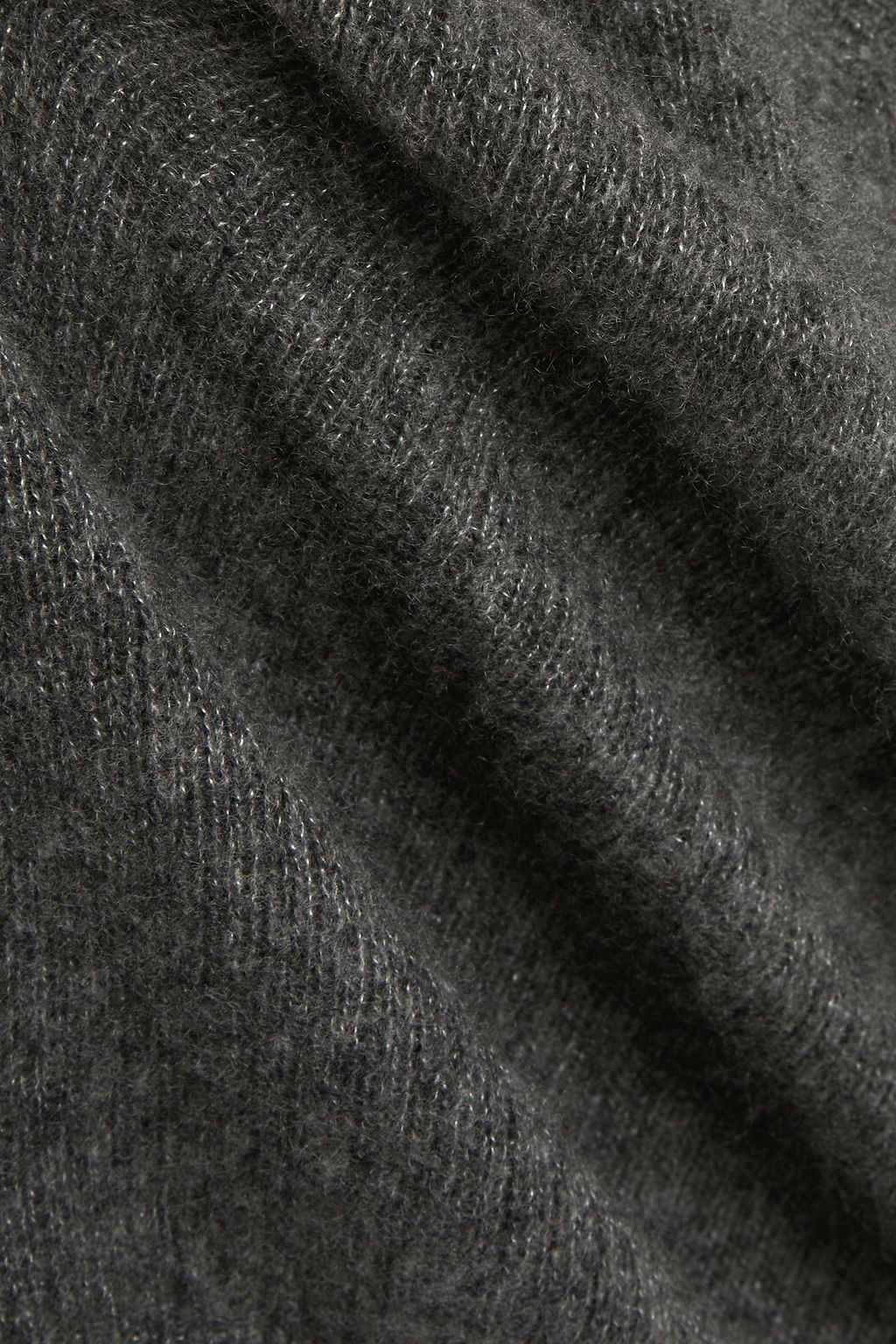 JAMES PERSE Ribbed cashmere and silk-blend sweater