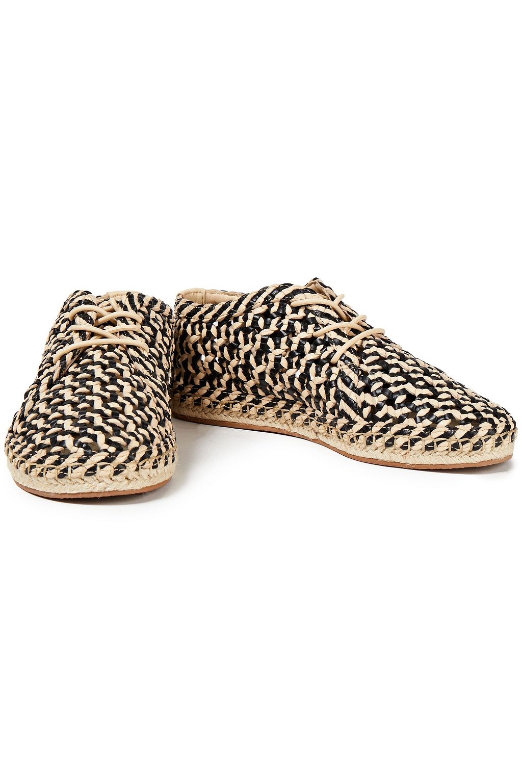 ZIMMERMANN Braided leather espadrilles