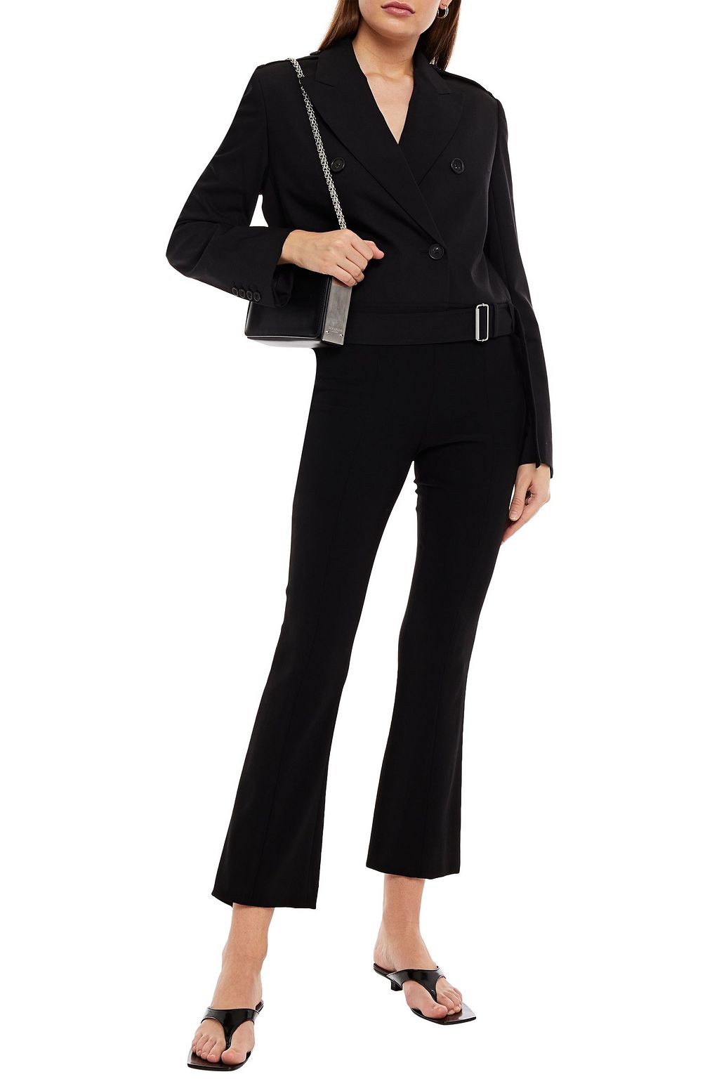 HELMUT LANG Double-breasted wool-blend jacket