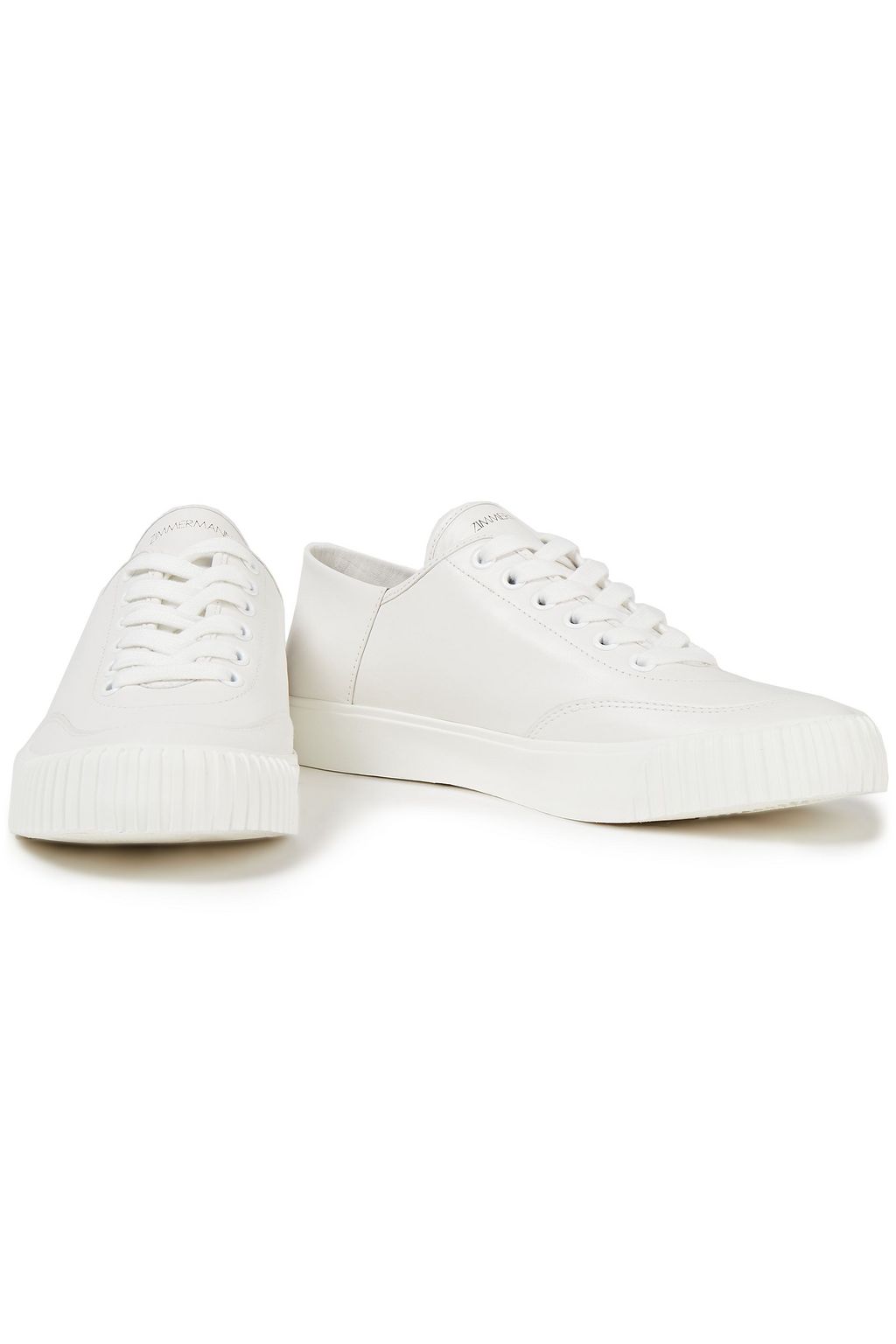 ZIMMERMANN Two-tone leather sneakers