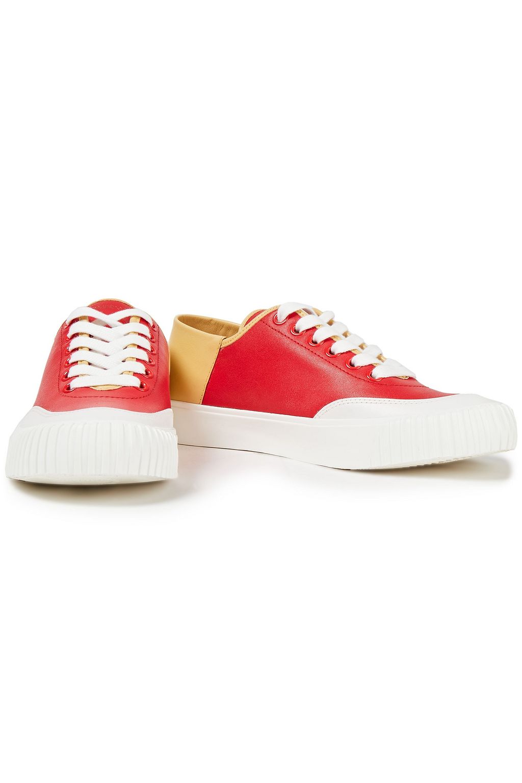 ZIMMERMANN Sneakers aus Leder in Colour-Block-Optik