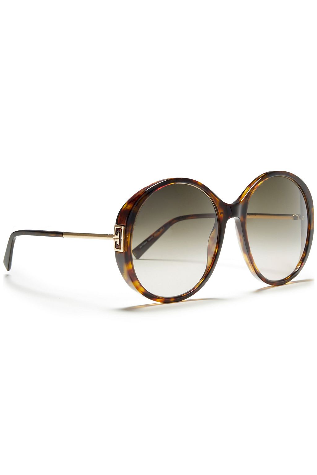 GIVENCHY Oversized round-frame tortoiseshell acetate sunglasses