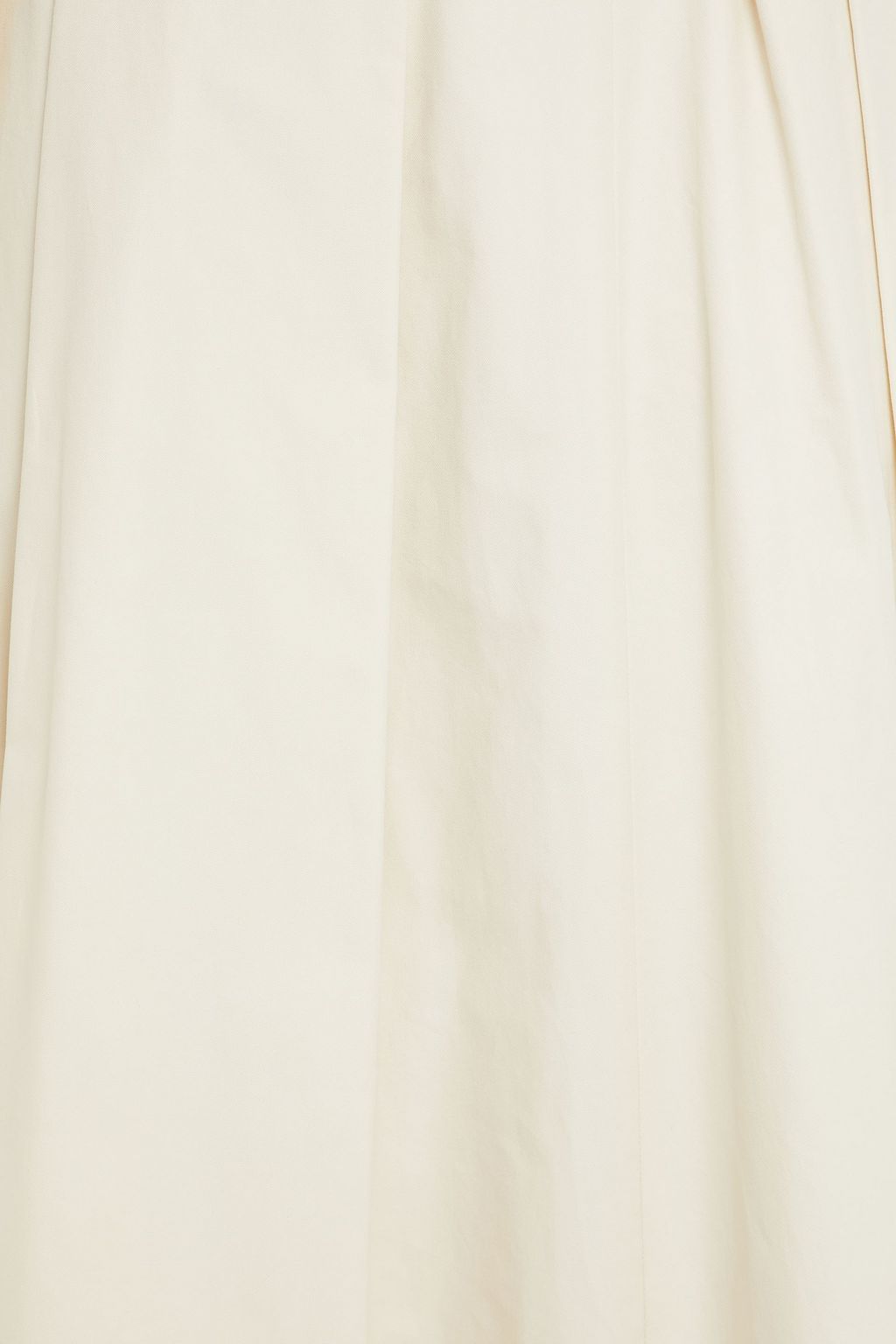 PAUL SMITH Pleated cotton-twill midi skirt