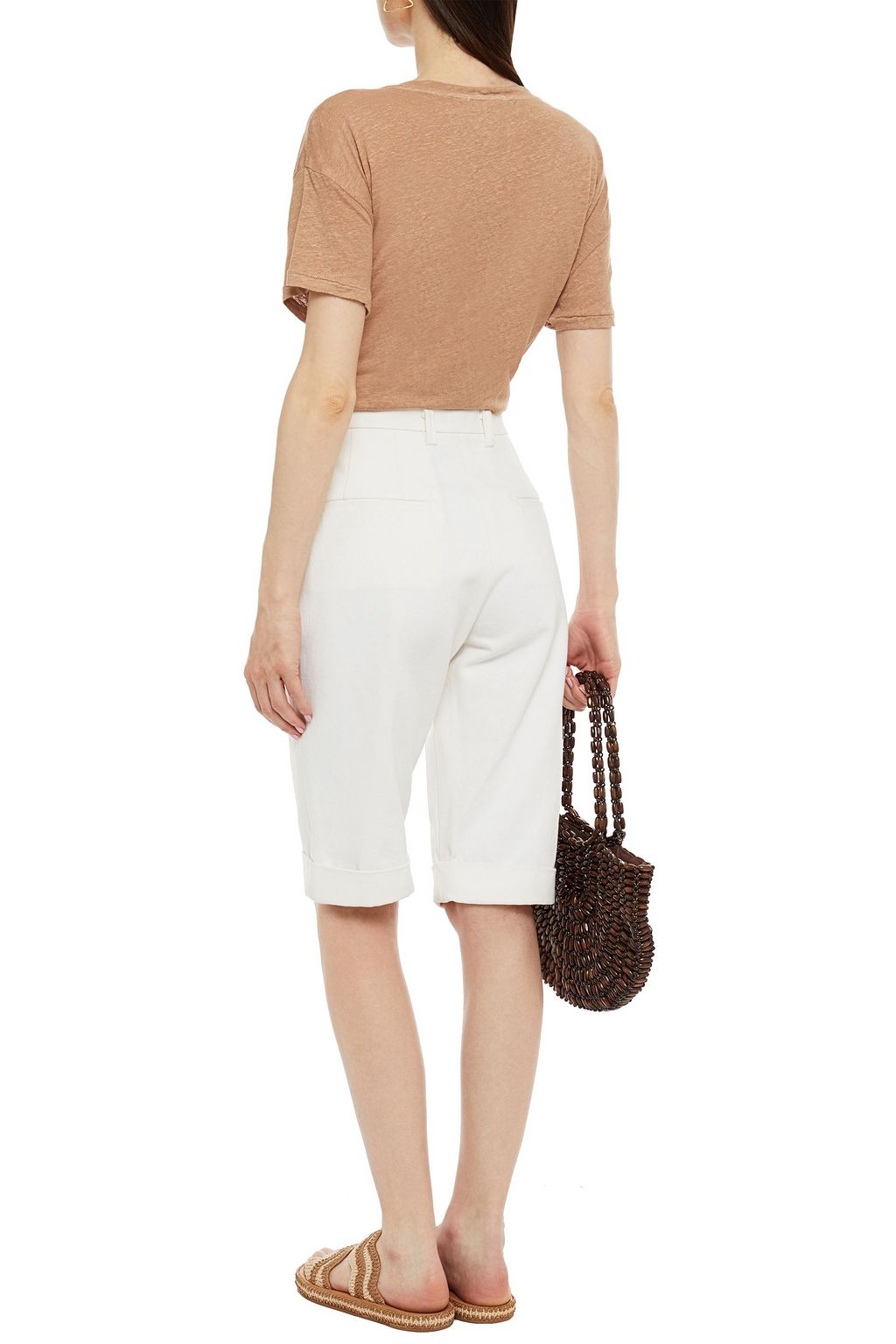 STATESIDE Slub linen T-shirt