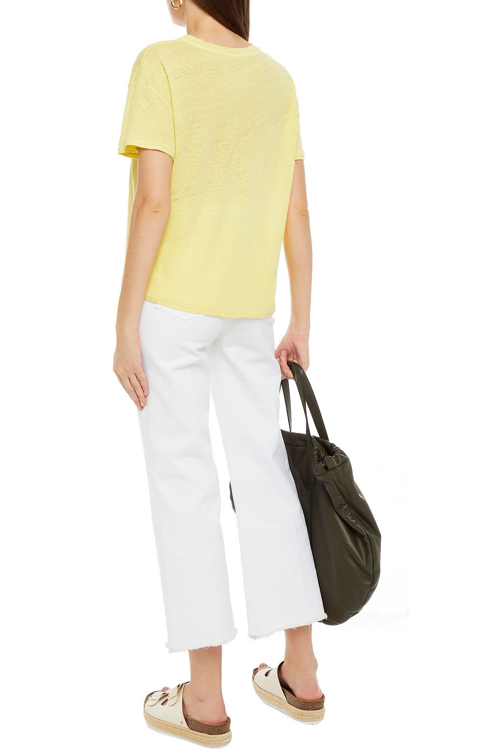 STATESIDE Slub linen T-shirt