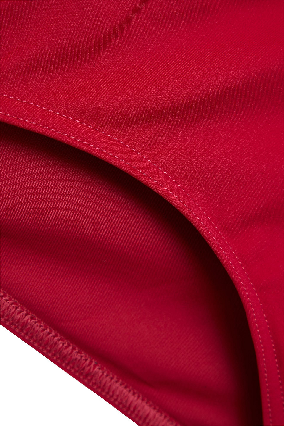 Zimmermann Separates Sculpt Low-rise Bikini Briefs In Crimson