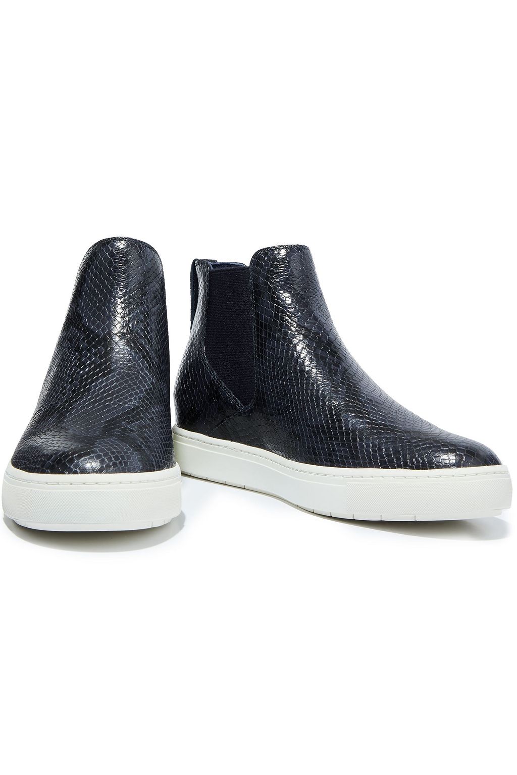 VINCE. Newlyn suede high-top slip-on sneakers