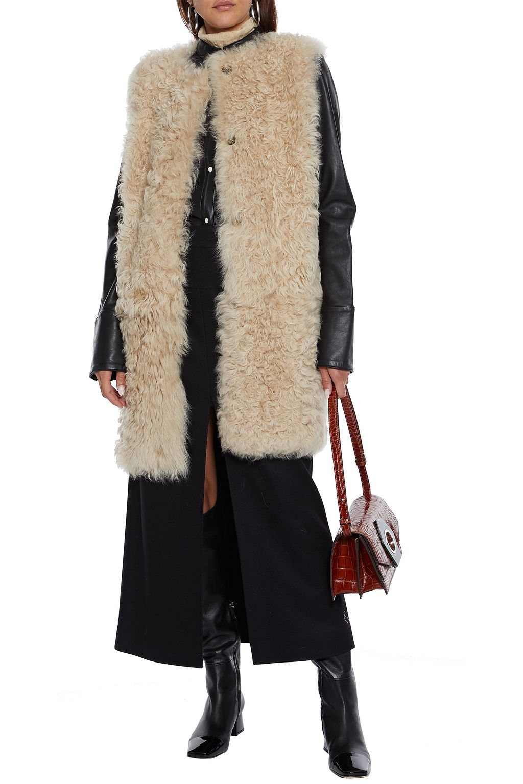 YVES SALOMON Reversible shearling vest