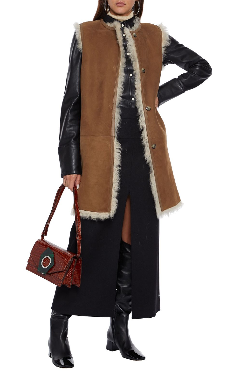 YVES SALOMON Reversible shearling vest