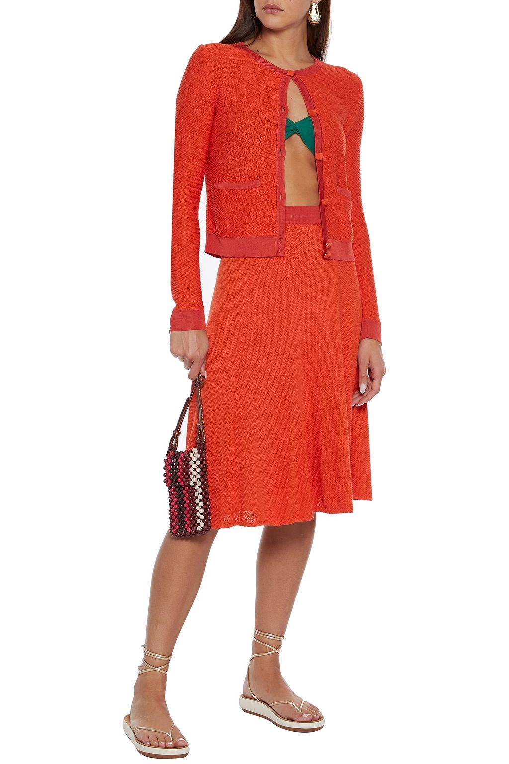 MISSONI Crochet-knit skirt